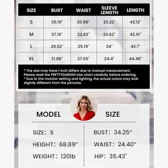 PRETTYGARDEN new with tags  Cream Midi Pullover Sweater Dress Long Sleeve - Picture 5 of 11